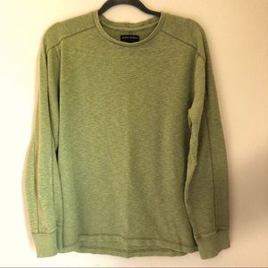 BANANA REPUBLIC men green lightweight summer cotton casual top. Good condition
